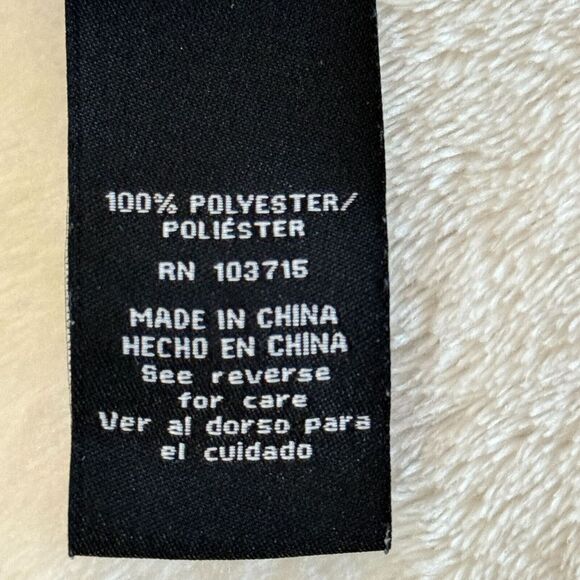 Zac & Rachel Peasant Top Womens L Blue Floral Long Sleeve Boho Festival Peasant - Picture 13 of 16